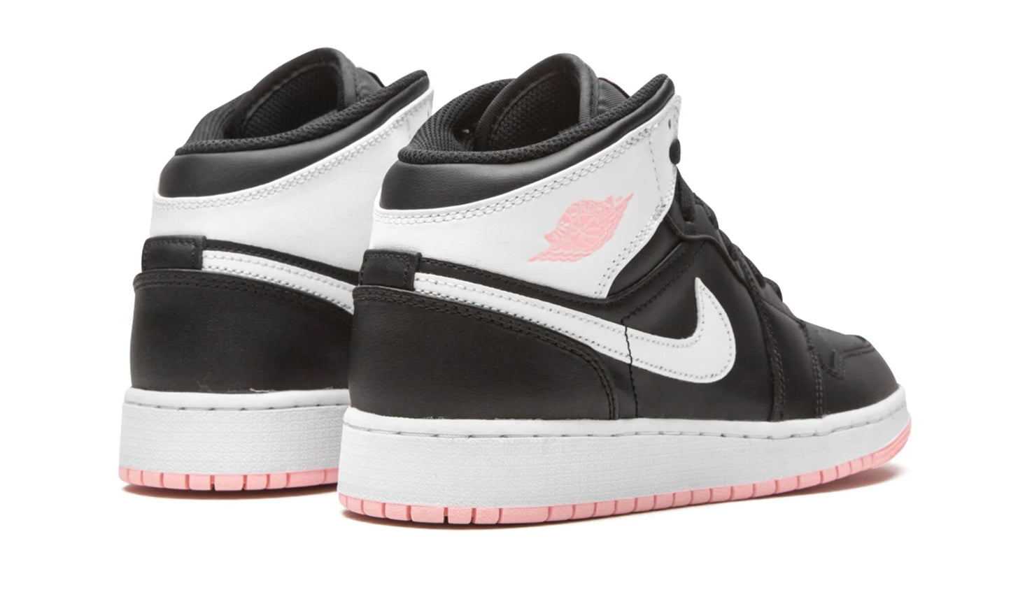 Air Jordan 1 Mid Arctic Pink Black (GS)