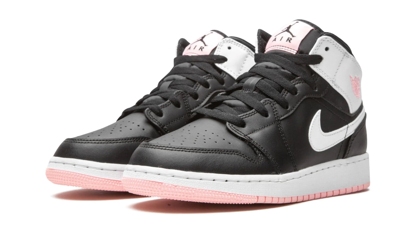 Air Jordan 1 Mid Arctic Pink Black (GS)