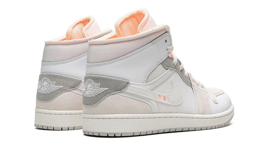 Air Jordan 1 Mid Craft Inside Out White