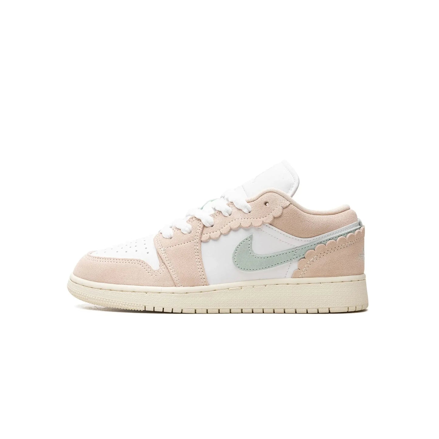Air Jordan 1 Low Scalloped Edge Guava Ice (GS)