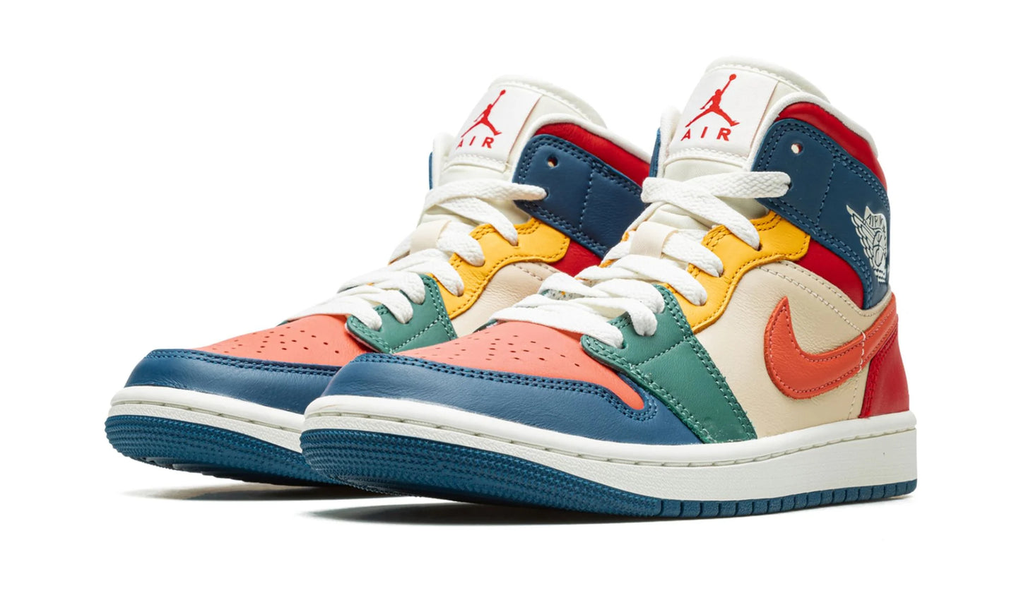Air Jordan 1 Mid Multi Color (W)