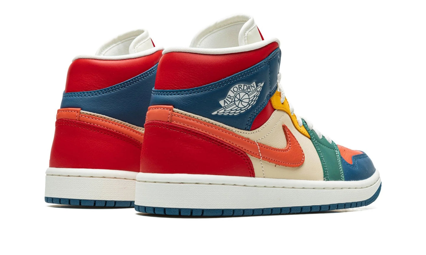 Air Jordan 1 Mid Multi Color (W)
