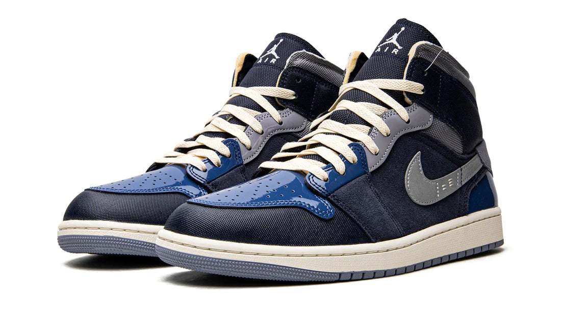 Air Jordan 1 Mid Craft Inside Out Obsidian