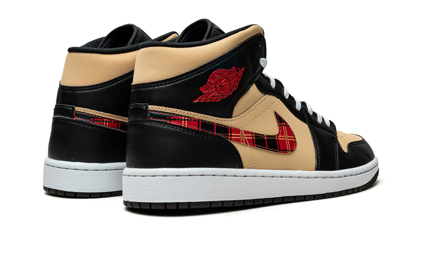 Air Jordan 1 Mid Tartan Swoosh