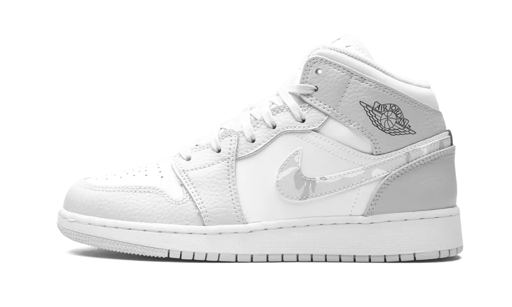 Air Jordan 1 Mid Grey Camo (GS)