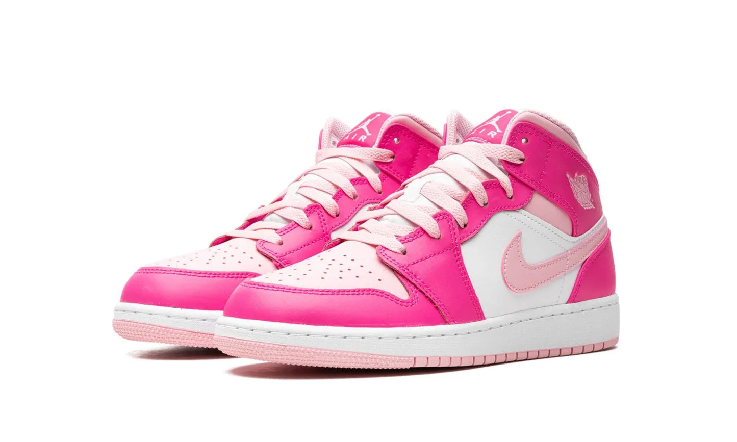Air Jordan 1 Mid Fierce Pink (GS)