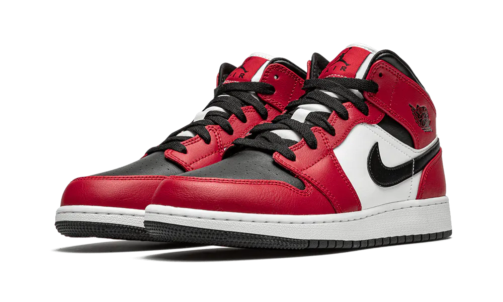 Air Jordan 1 Mid Chicago Black Toe (GS)
