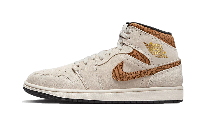 Air Jordan 1 Mid Brown Elephant