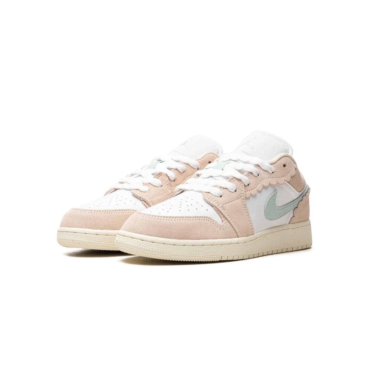 Air Jordan 1 Low Scalloped Edge Guava Ice (GS)