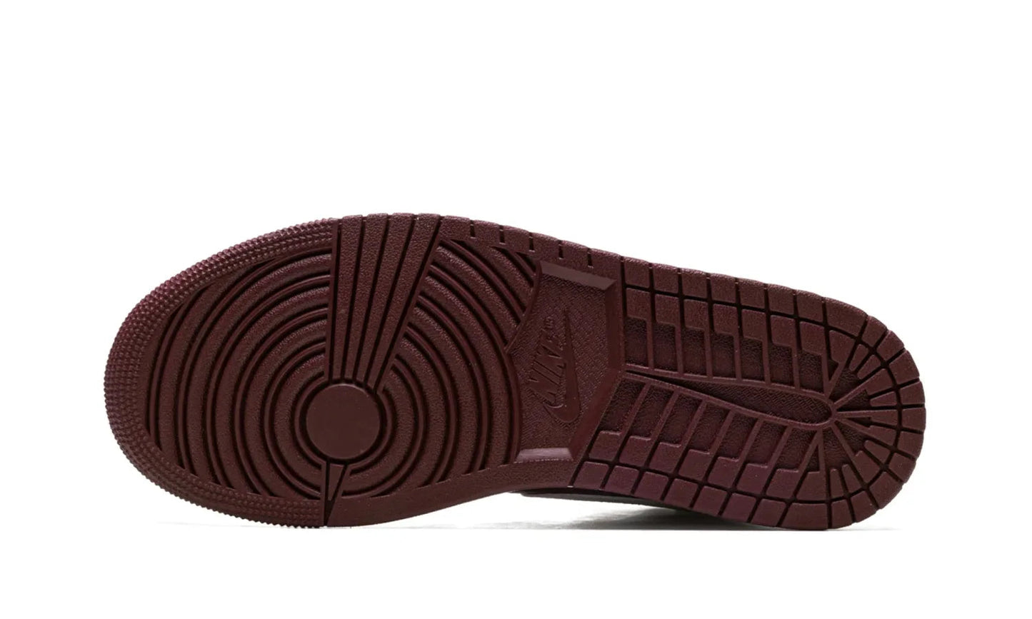 Air Jordan 1 Mid Split Beach Cherrywood Red (W)