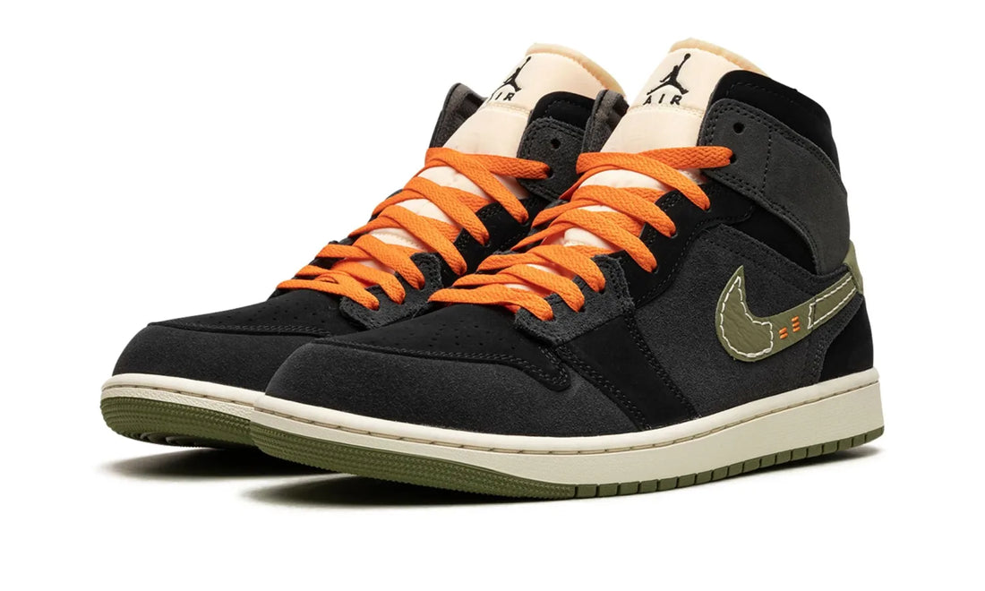 Air Jordan 1 Mid Craft Anthracite Light Olive