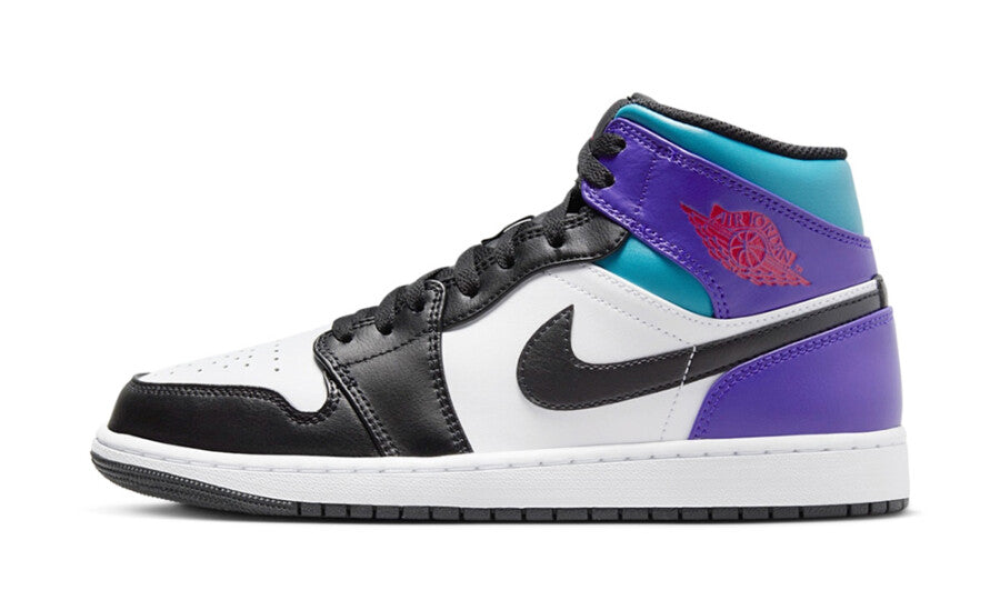 Air Jordan 1 Mid Court Purple Tropical Twist