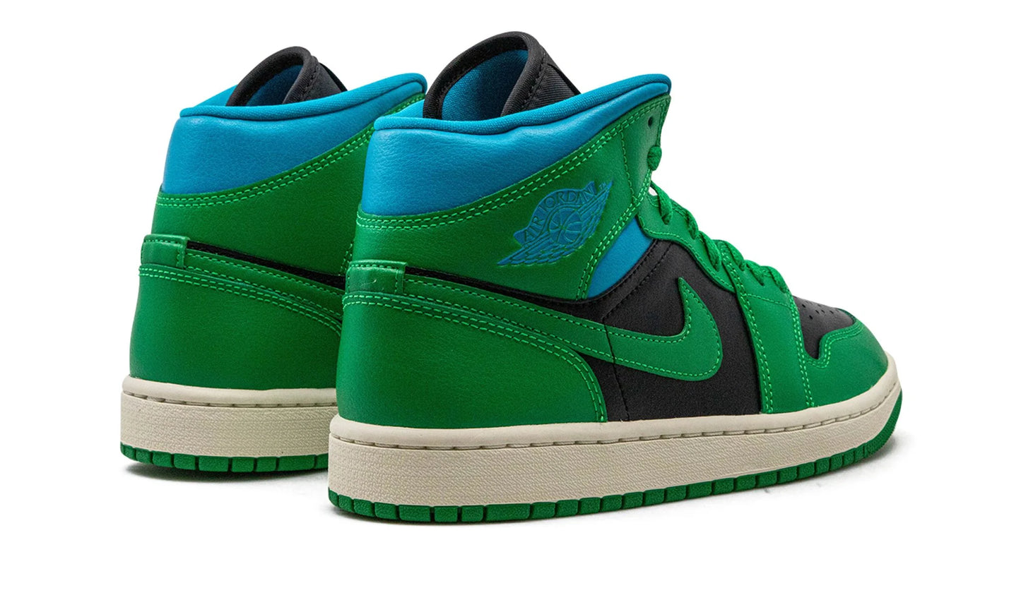 Air Jordan 1 Mid Lucky Green Aquatone (W)