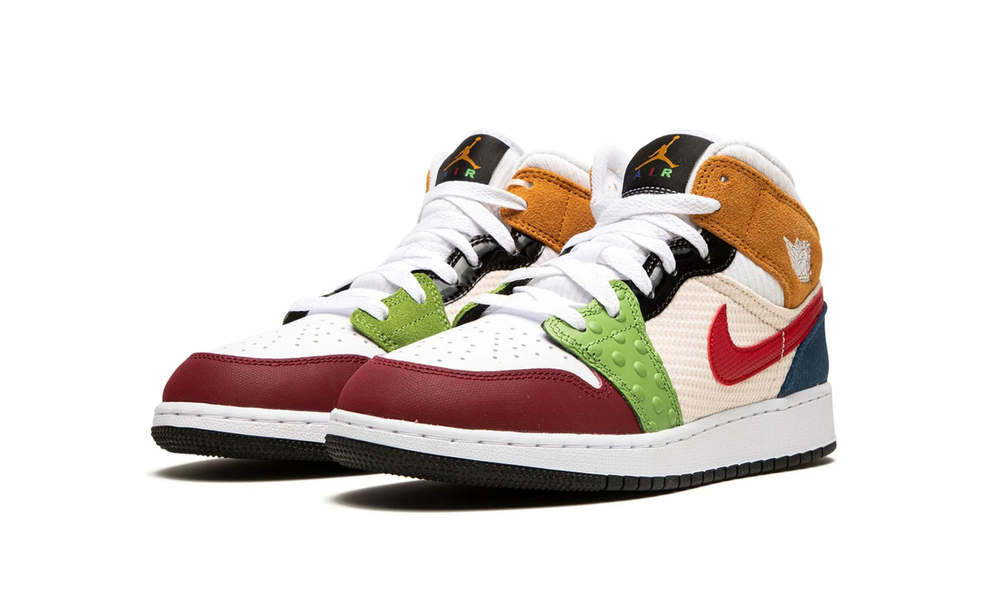Air Jordan 1 Mid Patchwork (GS)