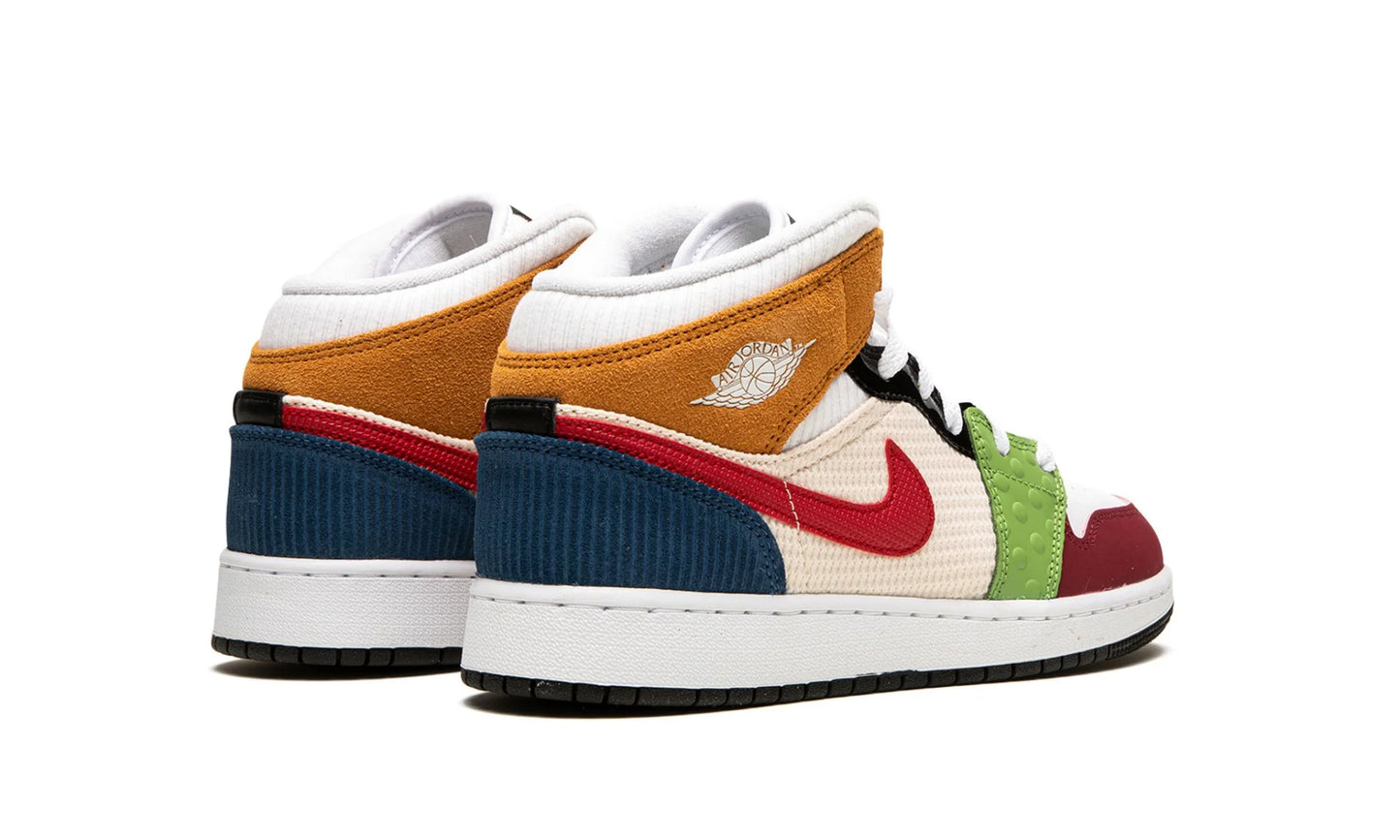 Air Jordan 1 Mid Patchwork (GS)