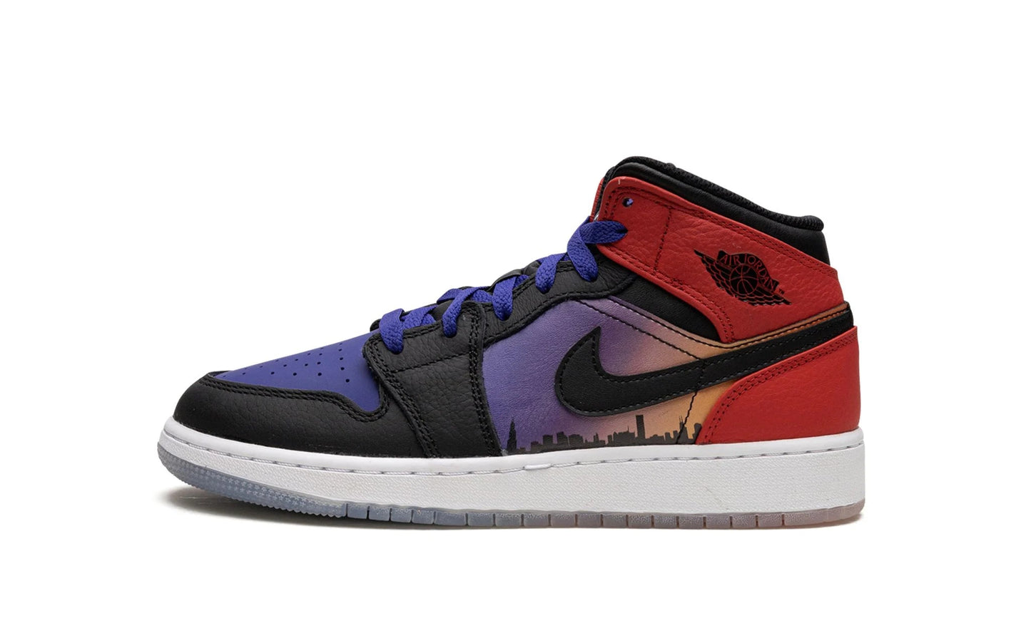 Air Jordan 1 Mid Skyline (GS)