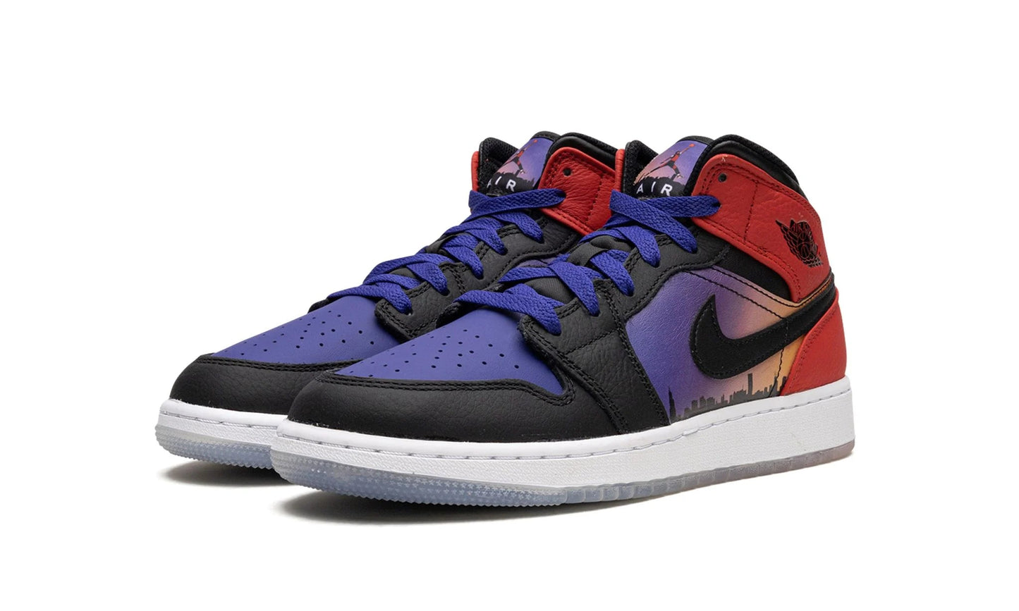 Air Jordan 1 Mid Skyline (GS)