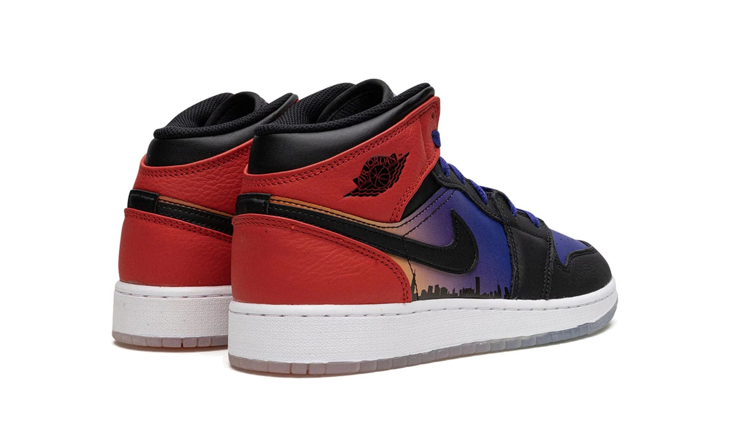 Air Jordan 1 Mid Skyline (GS)