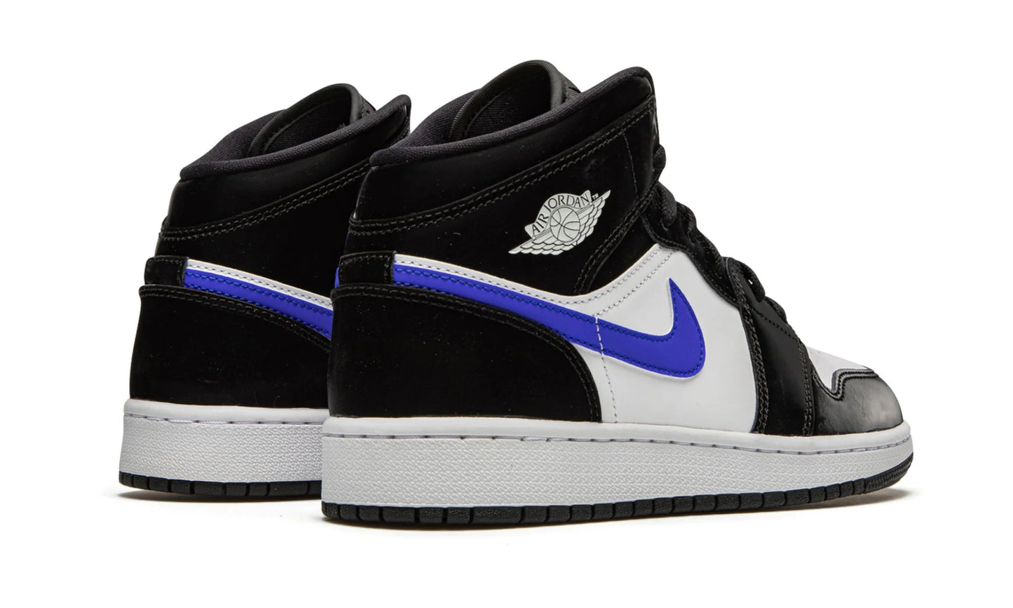Air Jordan 1 Mid Black Racer Blue (GS)