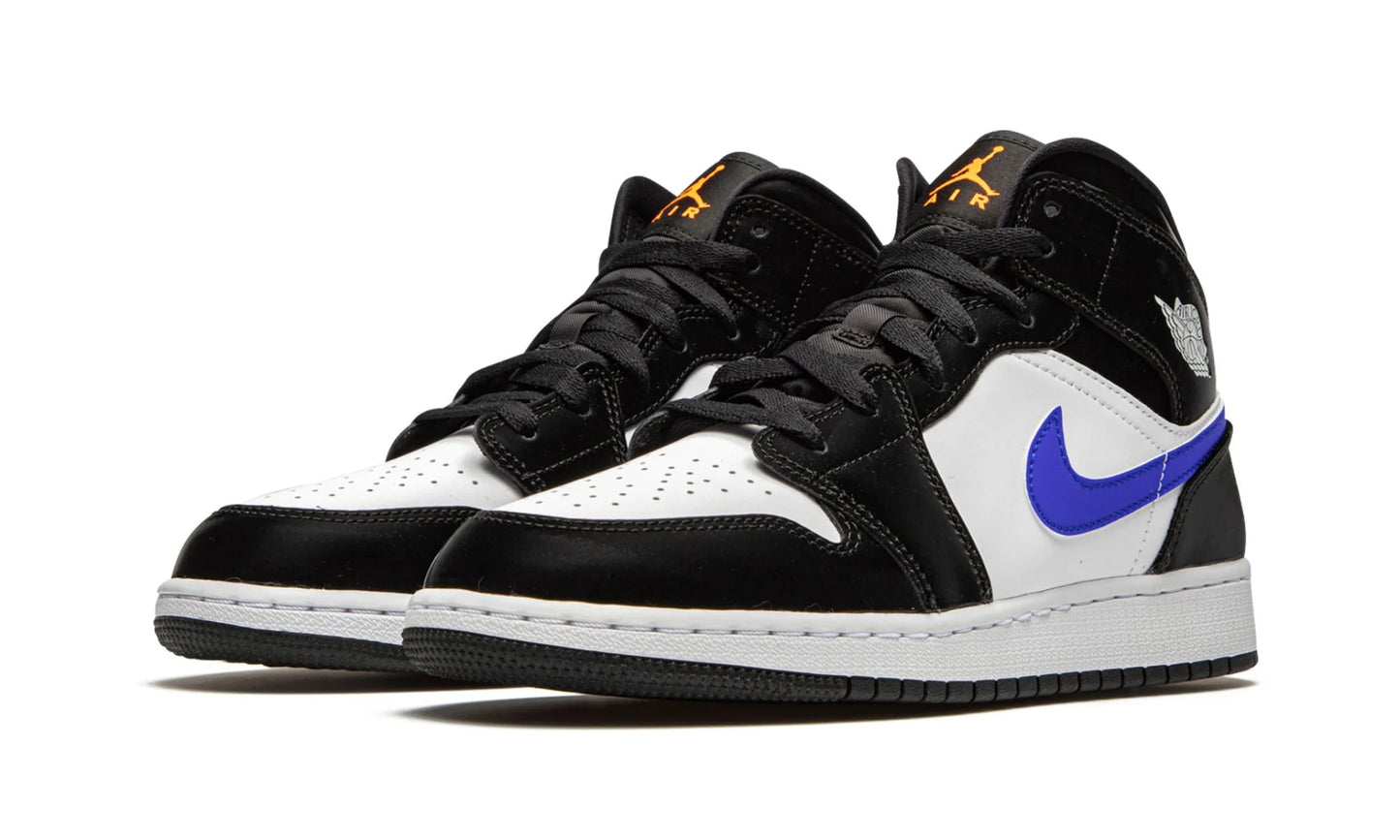 Air Jordan 1 Mid Black Racer Blue (GS)
