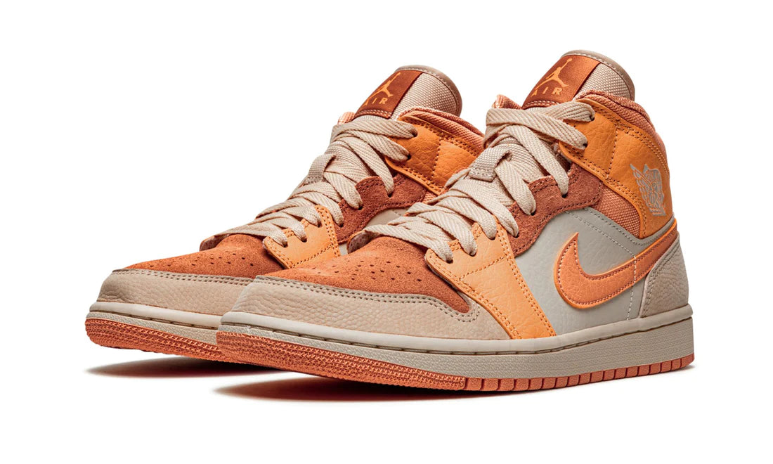 Air Jordan 1 Mid Apricot Orange (W)