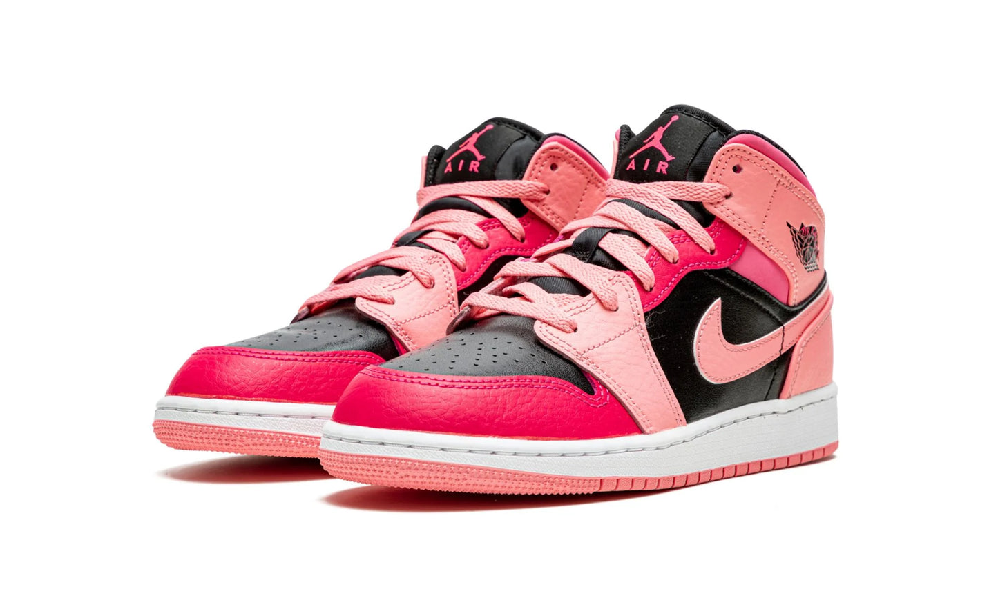 Air Jordan 1 Mid Coral Chalk (GS)