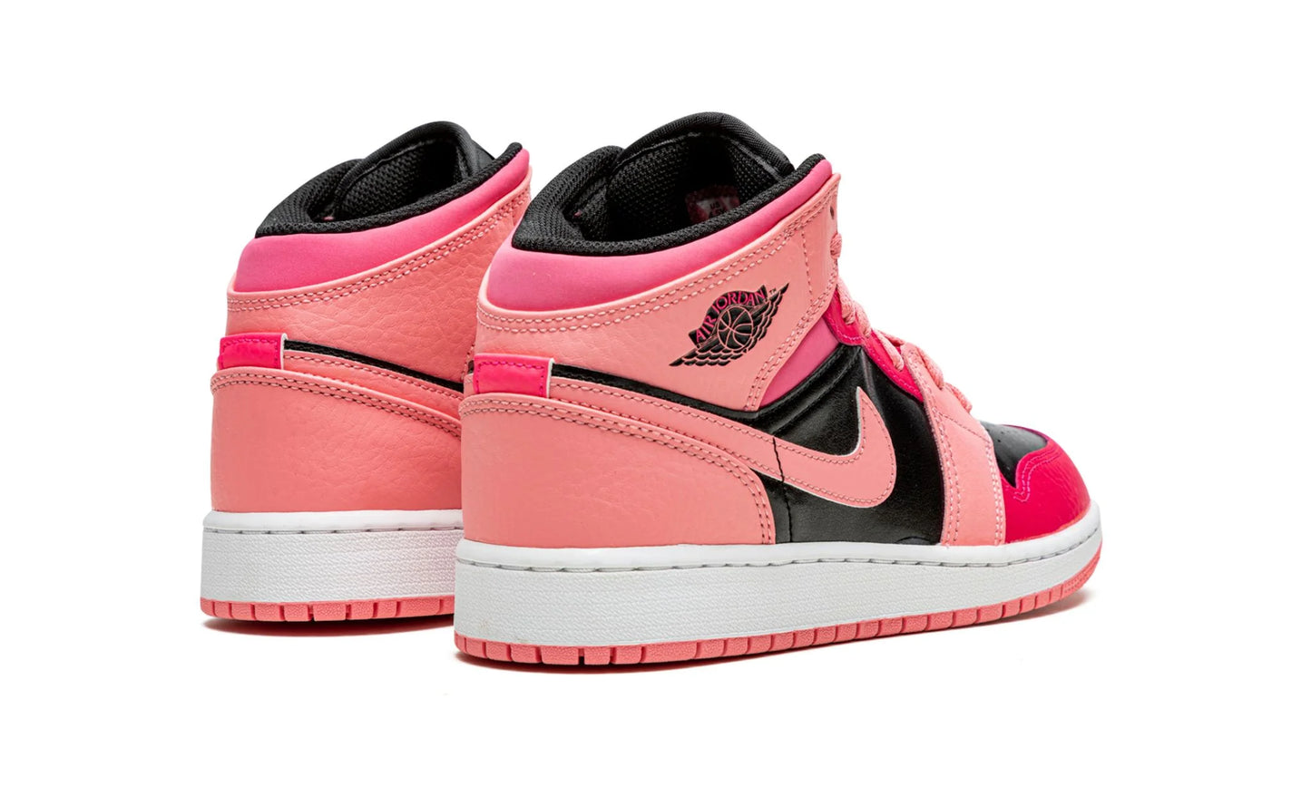 Air Jordan 1 Mid Coral Chalk (GS)