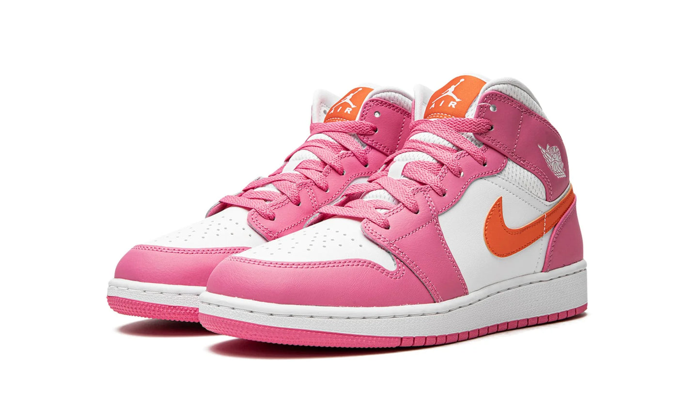 Air Jordan 1 Mid Pinksicle Orange (GS)