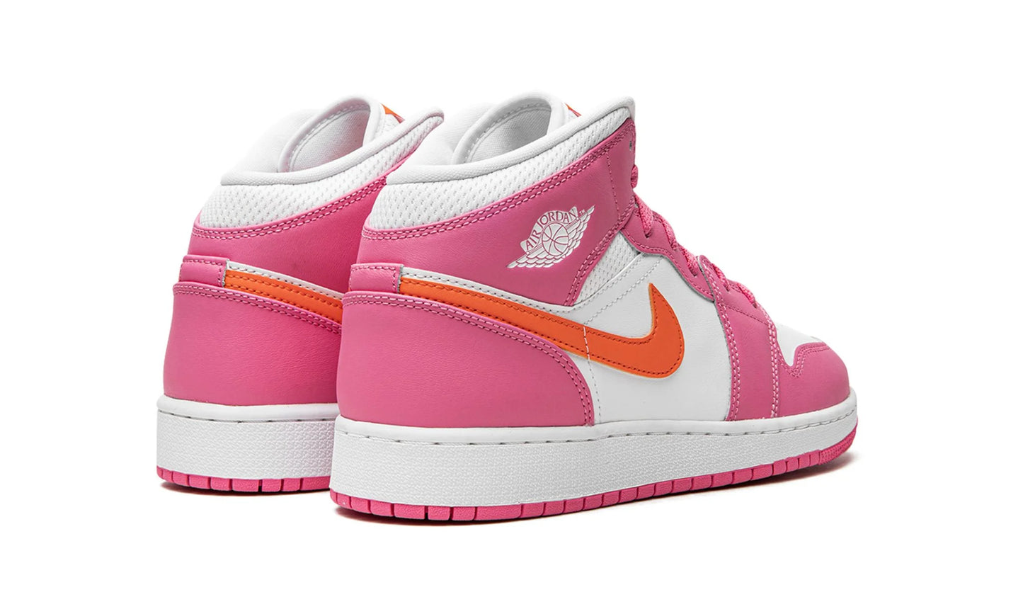 Air Jordan 1 Mid Pinksicle Orange (GS)