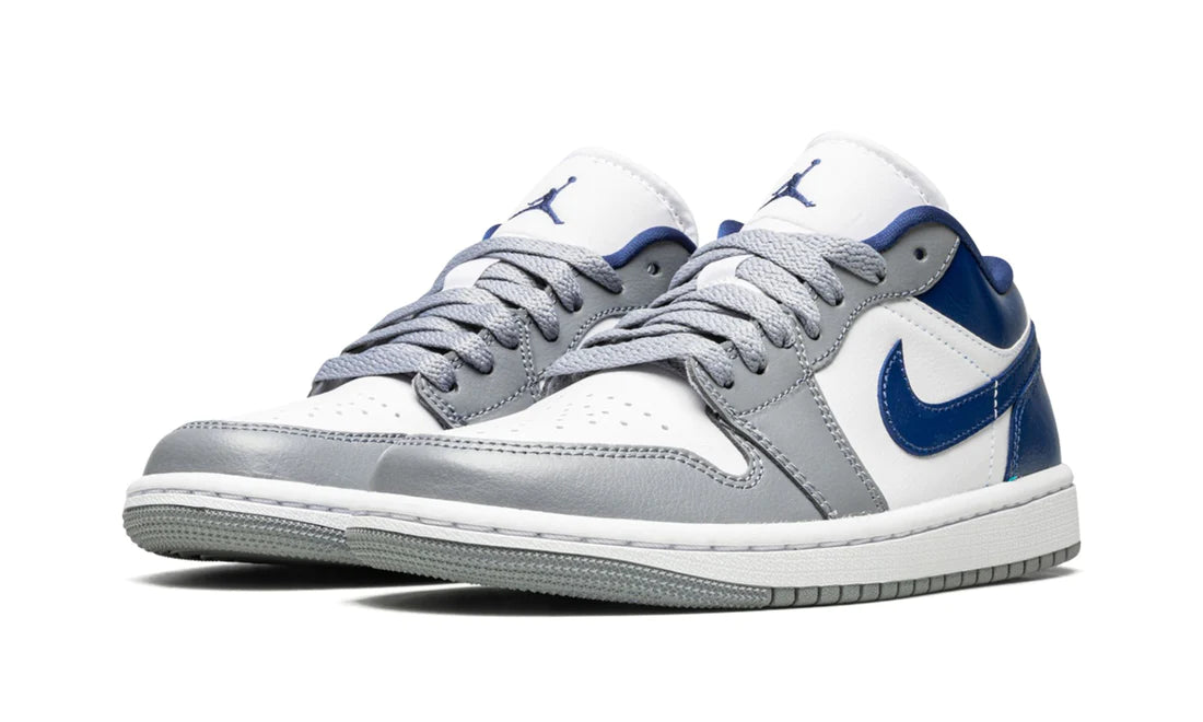 Air Jordan 1 Low White Grey Blue (W)