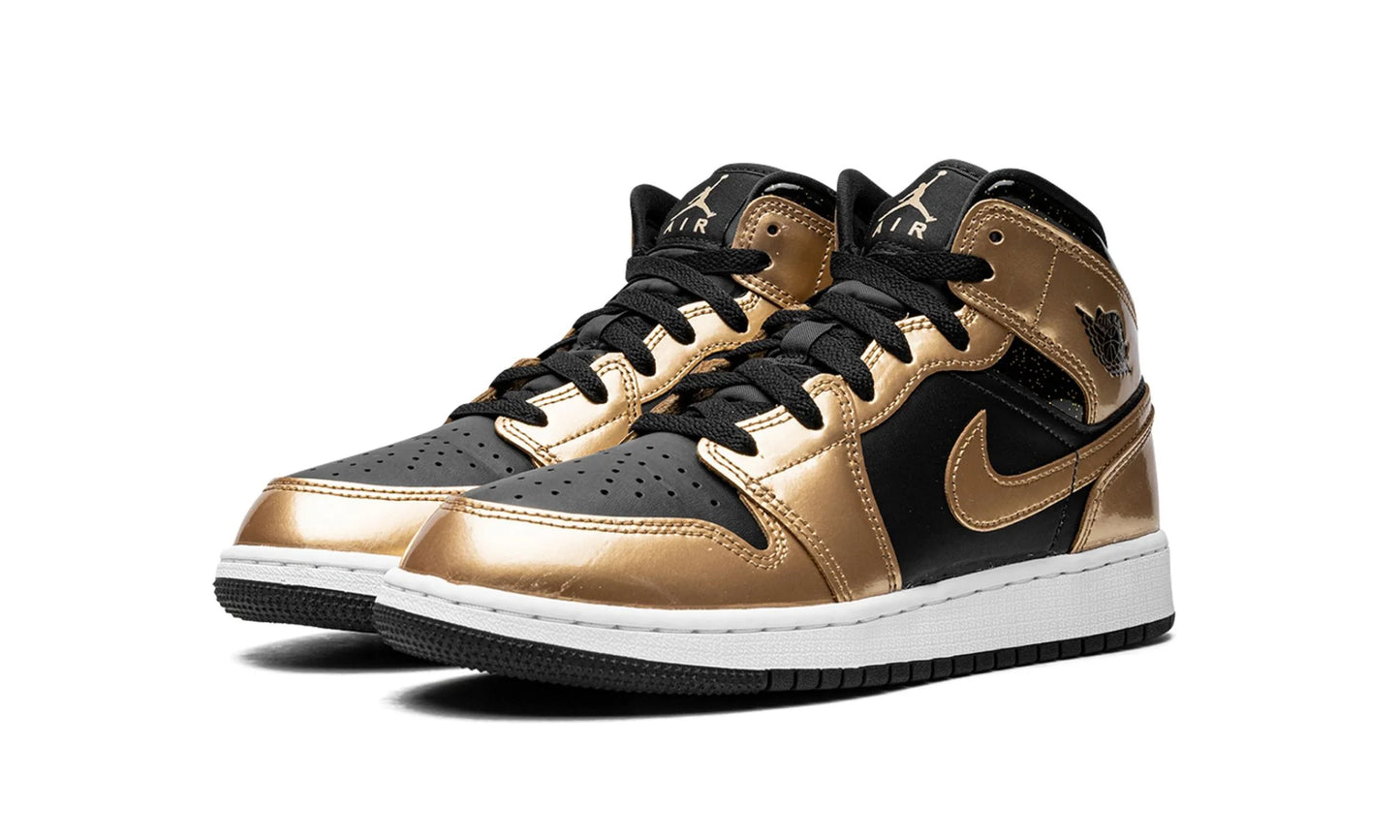Air Jordan 1 Mid Metallic Gold (GS)