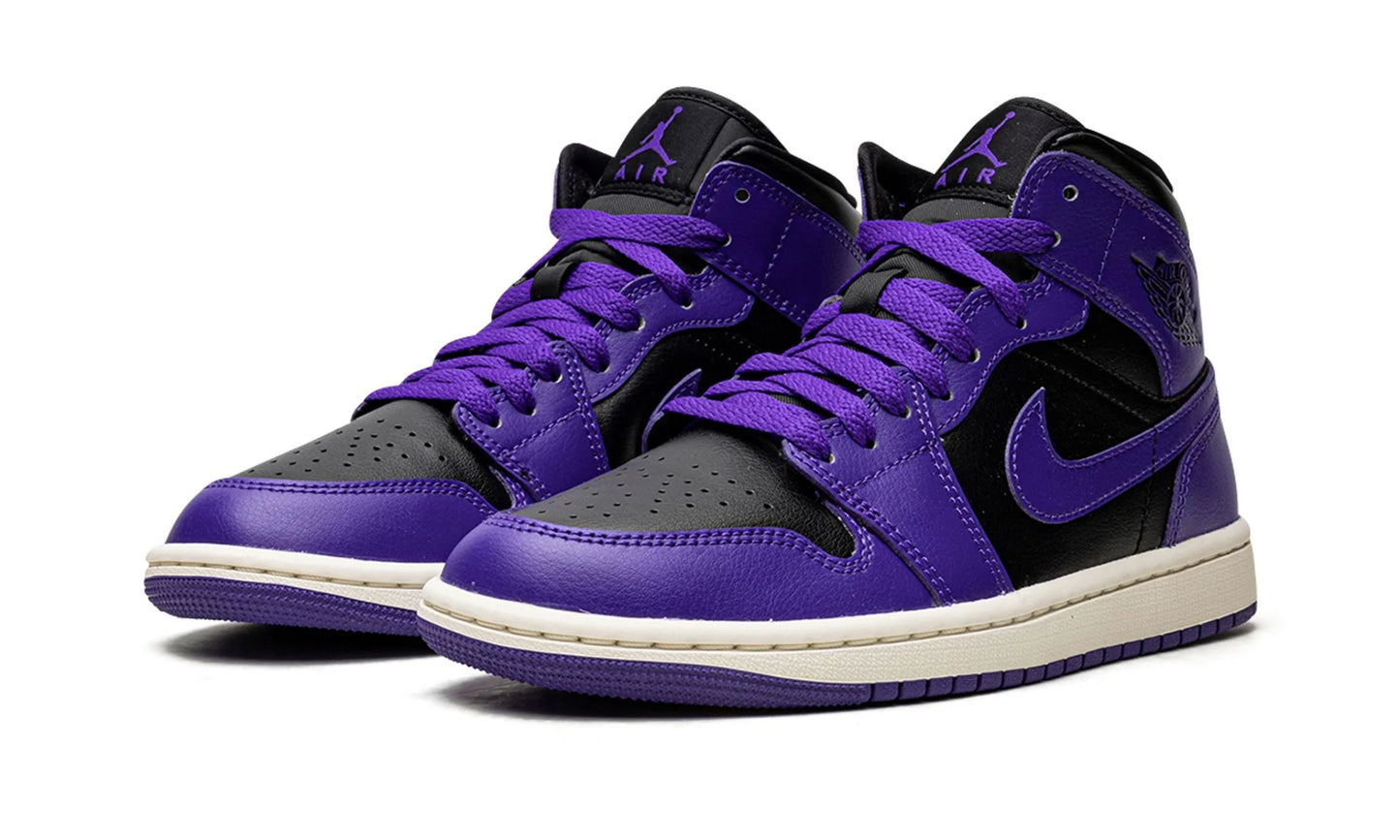 Air Jordan 1 Mid Purple Black (W)