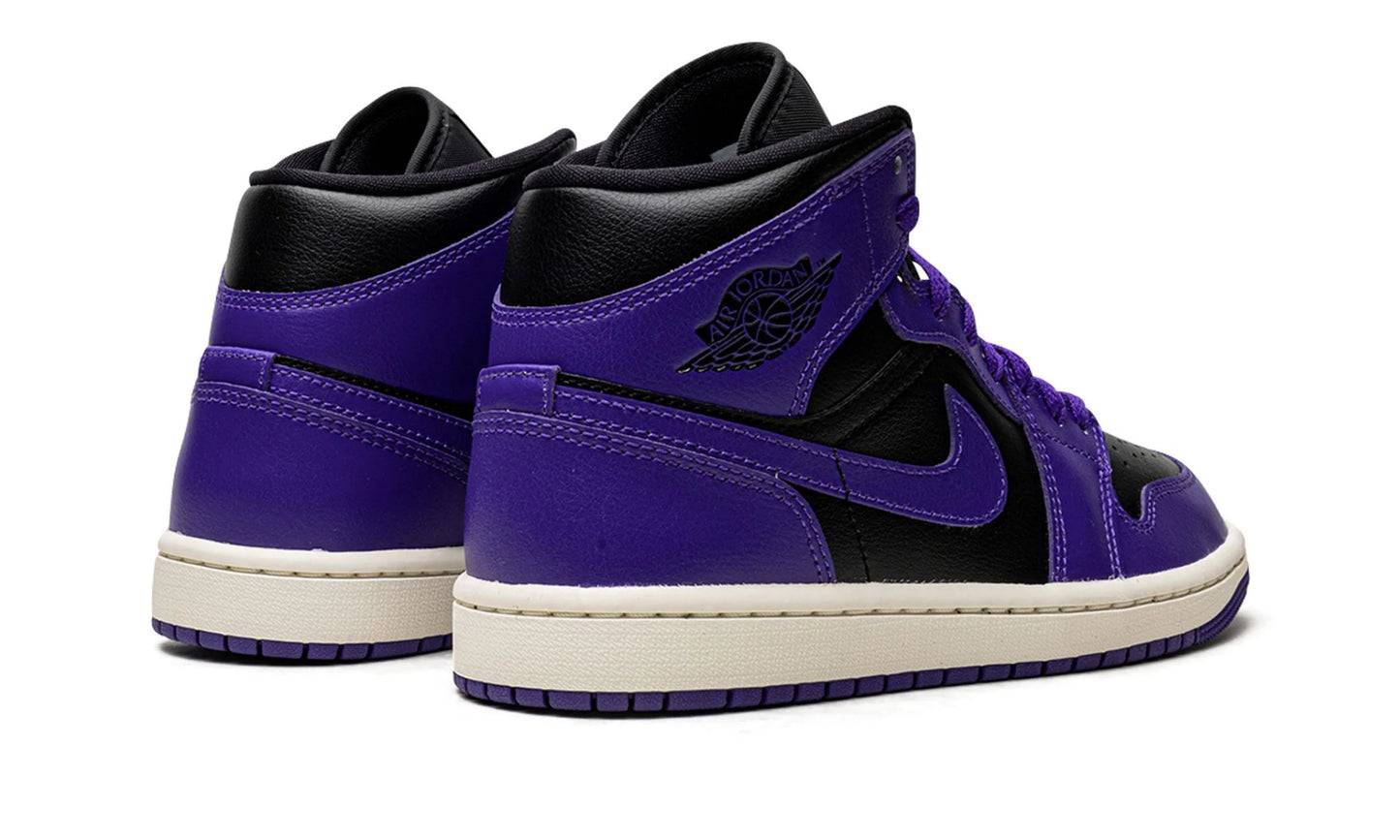 Air Jordan 1 Mid Purple Black (W)
