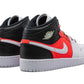 Air Jordan 1 Mid White Black Infrared (GS)