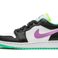 Air Jordan 1 Low Black White Purple (GS)
