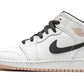 Air Jordan 1 Mid White Arctic Orange (GS)