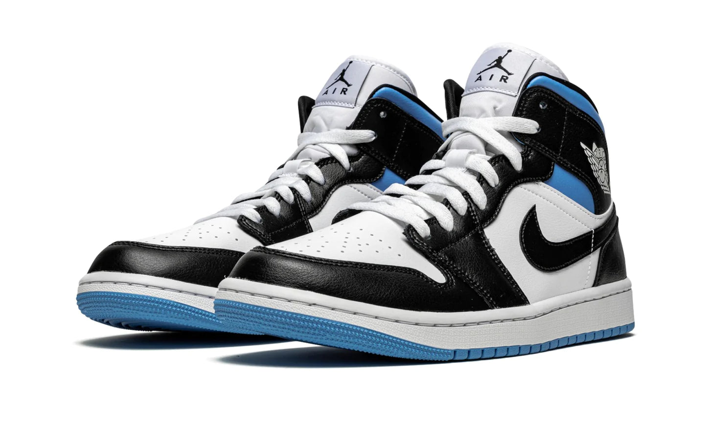 Air Jordan 1 Mid University Black White (W)
