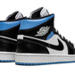 Air Jordan 1 Mid University Black White (W)