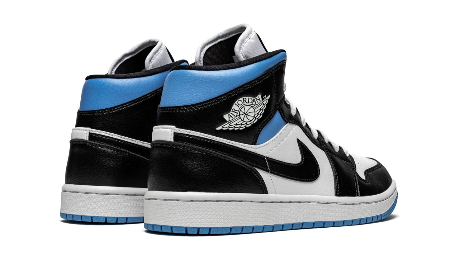 Air Jordan 1 Mid University Black White (W)