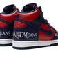 Nike SB Dunk High Supreme By Any Means Red Navy