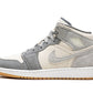 Air Jordan 1 Mid Coconut Milk Particle Grey (GS)