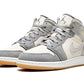 Air Jordan 1 Mid Coconut Milk Particle Grey (GS)