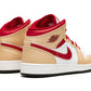 Air Jordan 1 Mid Beige Red (GS)