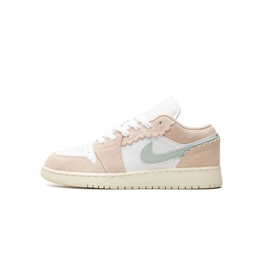 Air Jordan 1 Low Scalloped Edge Guava Ice (GS)