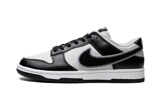 Nike Dunk Low Chenille Swoosh Grey Black