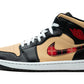 Air Jordan 1 Mid Tartan Swoosh
