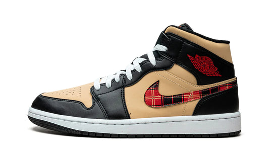 Air Jordan 1 Mid Tartan Swoosh