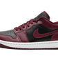 Air Jordan 1 Low Black Maroon (W)
