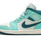Air Jordan 1 Mid Chenille Bleached Turquoise (W)