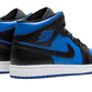 Air Jordan 1 Mid Black Royal Metallic